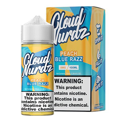Cloud Nurdz Peach Blue Razz 3mg