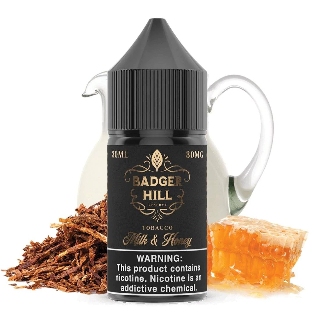Milk And Honey By Badger Hill Salt E-Liquids