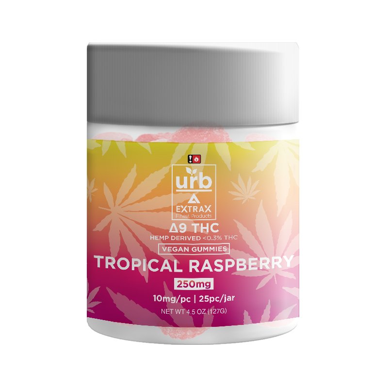 Urb Extrax Tropical Raspberry Gummies