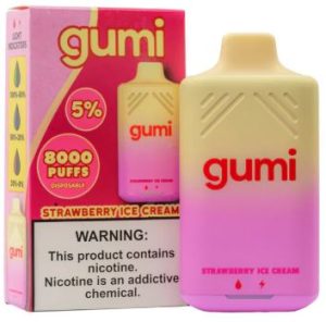 Gumi 8000 puff Strawberry Cream
