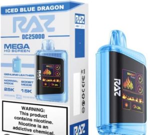 Raz DC25000 25000 puffs Iced Blue Dragon