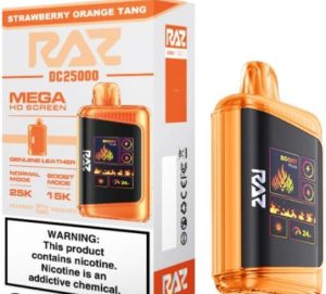 Raz DC25000 25000 puffs Strawberry Orange Tang