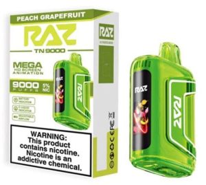 Raz TN9000 9000 puffs Peach Grapefruit