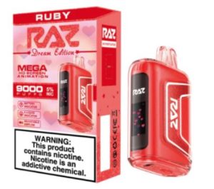 Raz TN9000 9000 puffs Ruby (Cherry Strawberry Raspberry) (Dream Edition)